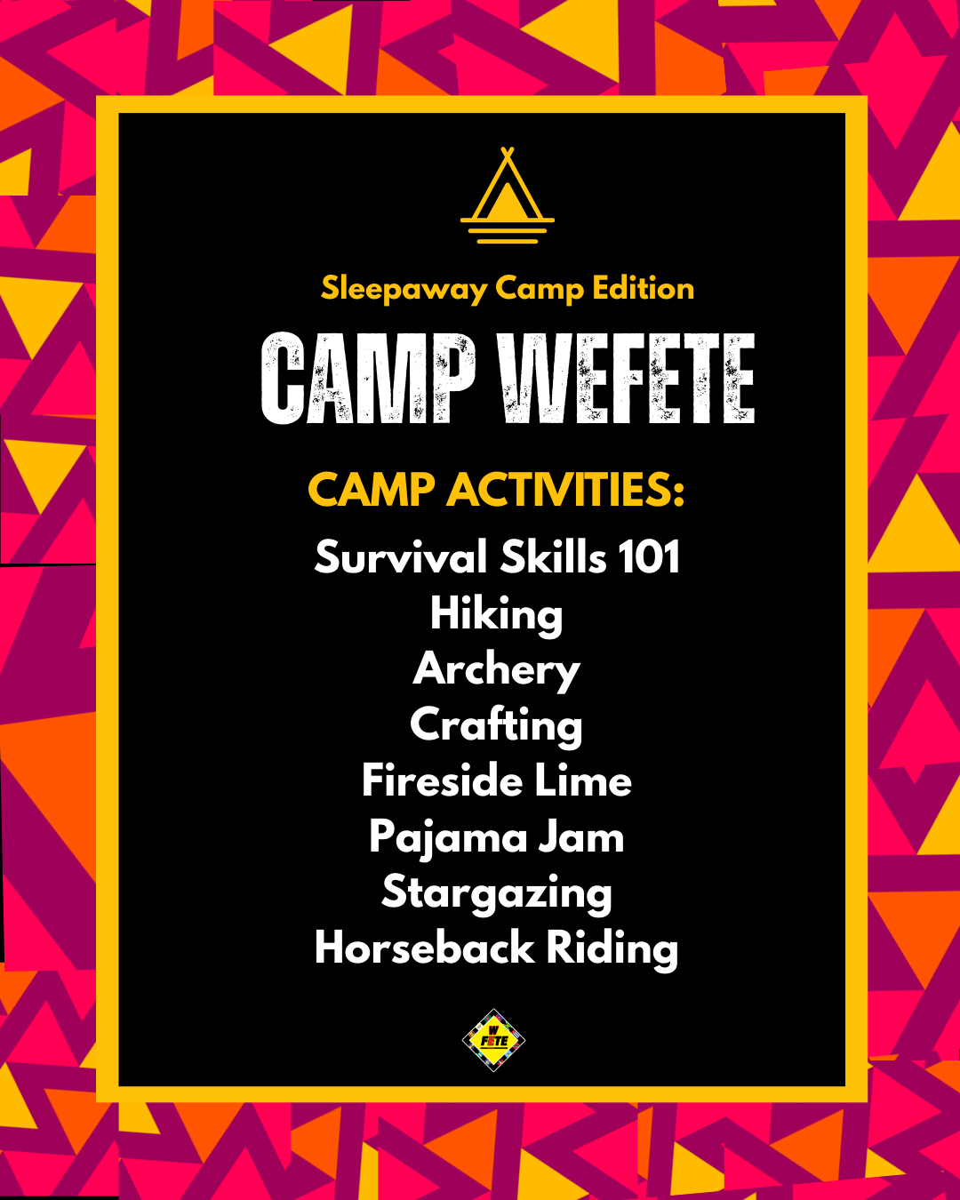 camp wefete
